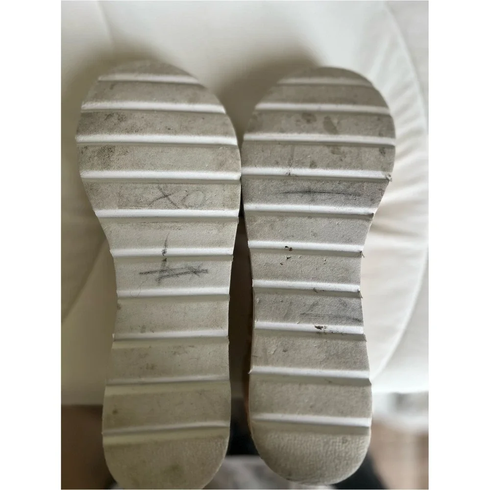 Dolce Vita Women's Neutral Espadrille Platform Sandals with Ankle Strap size 6